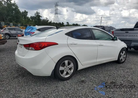 2013 Hyundai Elantra Gls из США, поврежденный, VIN 5NPDH4AE2DH425403
